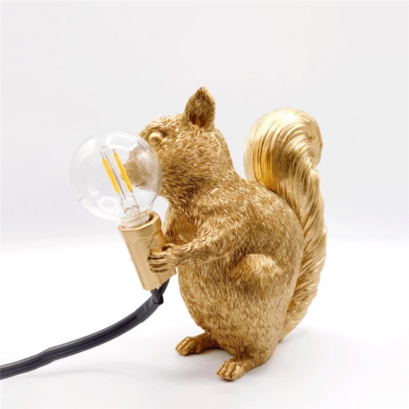 Squirrel LED Table Lamp with Soft Warm Light – Cute Design for Kids' Rooms 7