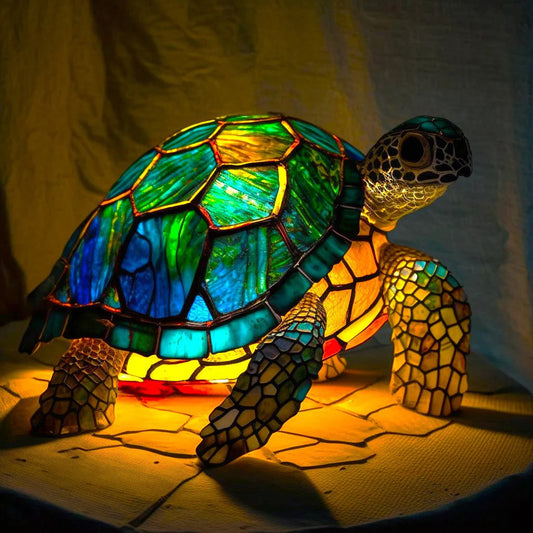 Stained Glass Animal Table Lamp – LED Decorative Lamp with Unique Animal Designs 1