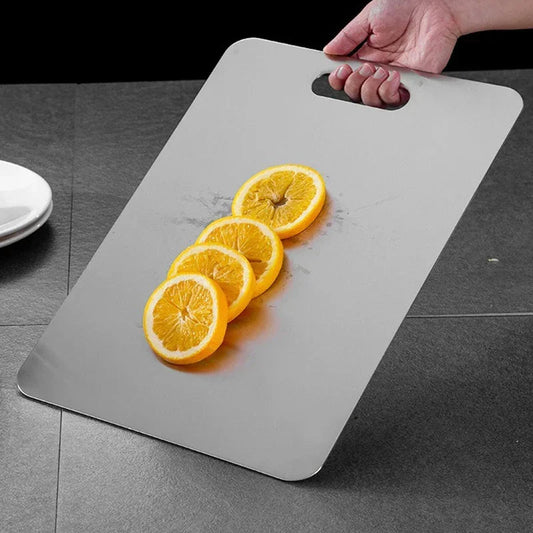 Stainless Steel Cutting Board – Durable Double-Sided Chopping Board for Safe Food Prep 1