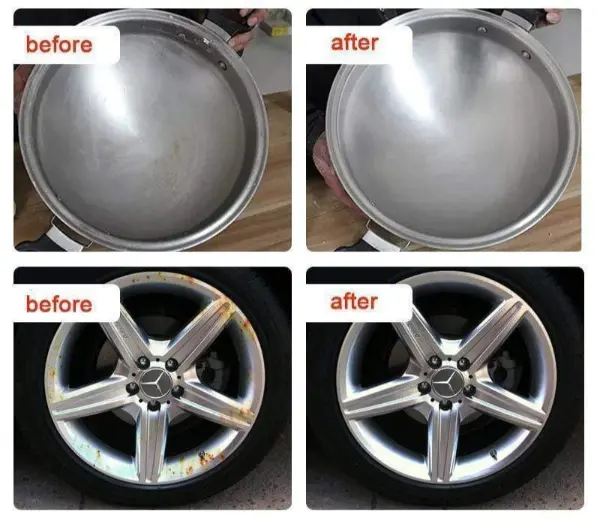Stainless Steel Scratch Remover Paste - 190g Tube for Rust and Discoloration Removal 4