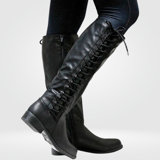 Stylish Black Knee High Boots for Women – Comfortable Long Boots for Versatile Outfits 0