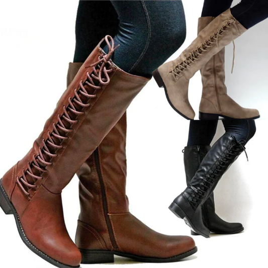 Stylish Black Knee High Boots for Women – Comfortable Long Boots for Versatile Outfits 1