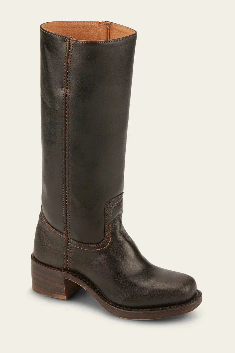 Stylish Black Leather Ladies Boots with Comfortable Sole – Slim Fit Design for Everyday Wear 6