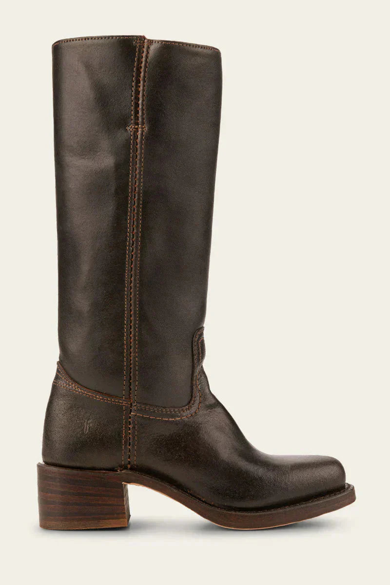 Stylish Black Leather Ladies Boots with Comfortable Sole – Slim Fit Design for Everyday Wear 8