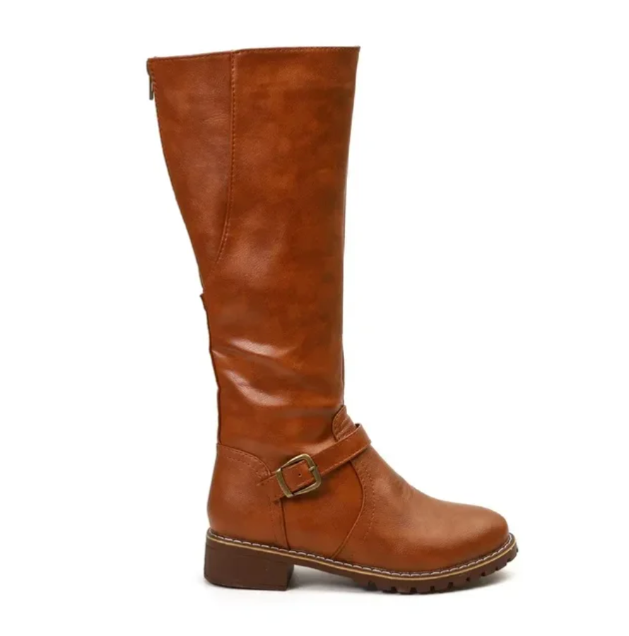 Stylish Knee High Boots with Buckle Strap – Comfortable Everyday Wear 5