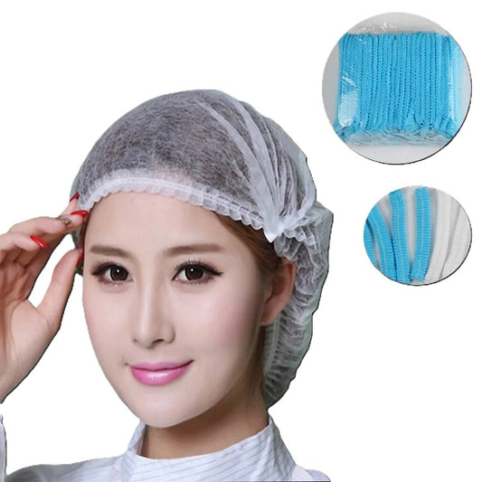 Disposable Hair Net – 100 Pcs Breathable Protective Hats for Salon, Tattoo, and Beauty Procedures-TRUZENIC