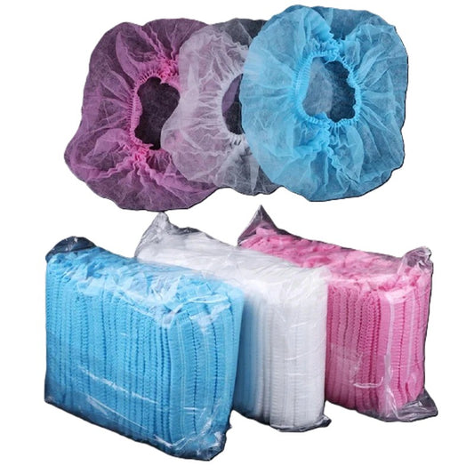 Disposable Hair Net – 100 Pcs Breathable Protective Hats for Salon, Tattoo, and Beauty Procedures-TRUZENIC