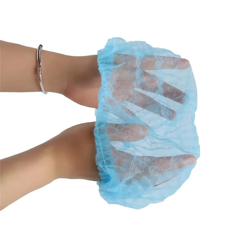 Disposable Hair Net – 100 Pcs Breathable Protective Hats for Salon, Tattoo, and Beauty Procedures-TRUZENIC
