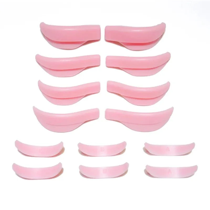 TRUZENIC Reusable Silicone Lash Lift Pads – 7 Pairs Eyelash Perming Shields