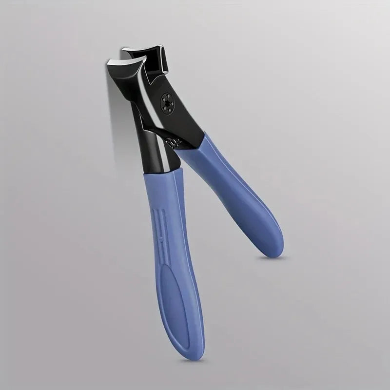 Stainless Steel Nail Clippers – Durable Gray Trimmer for Thick Nails, Ideal for Home and Personal Use-TRUZENIC
