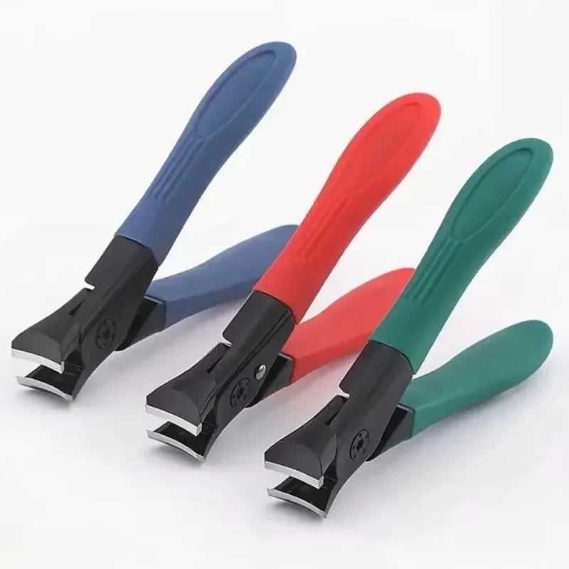 Stainless Steel Nail Clippers – Durable Gray Trimmer for Thick Nails, Ideal for Home and Personal Use-TRUZENIC