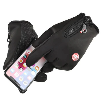 Thermal Waterproof Winter Gloves for Men - Touch Screen Compatible, Fleece Lined, Windproof, Anti-Slip Design 6