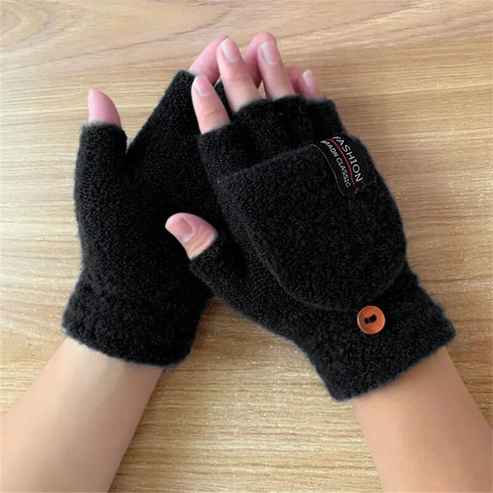 USB Electric Heated Gloves with Adjustable Temperature – Fingerless Design for Outdoor Activities, Dual-Sided Heating, One Size 2