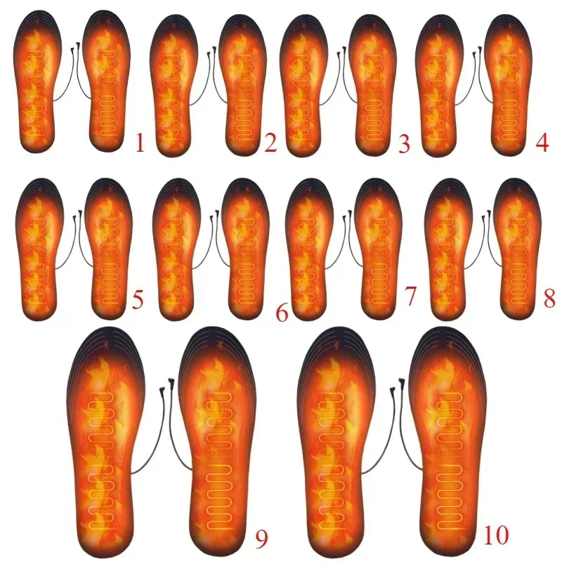USB Heated Insoles for Foot Warming – Carbon Fiber Heating Pads for Winter Sports 8