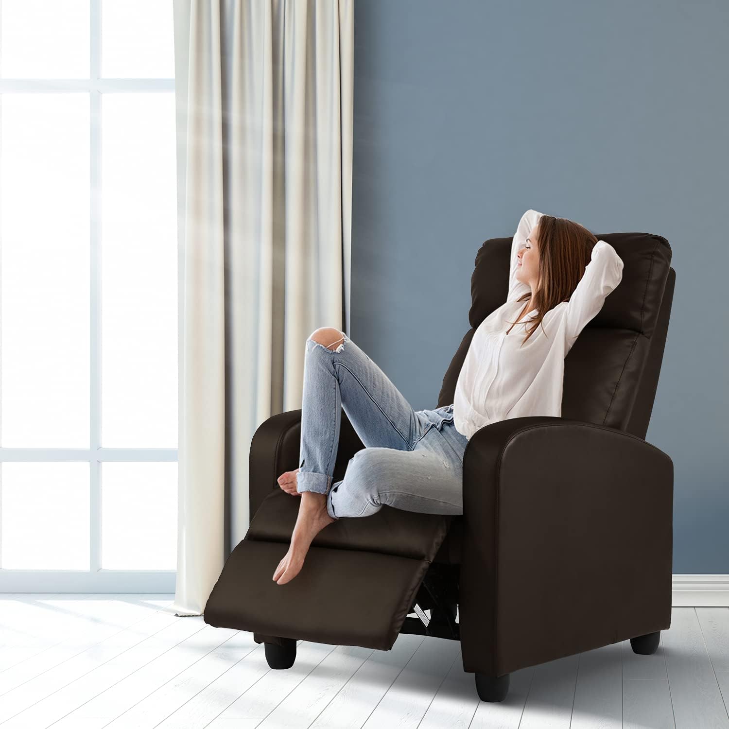 Ultimate Massage Recliner Chair with Adjustable Reclining Angles and Electric Massage Function 3