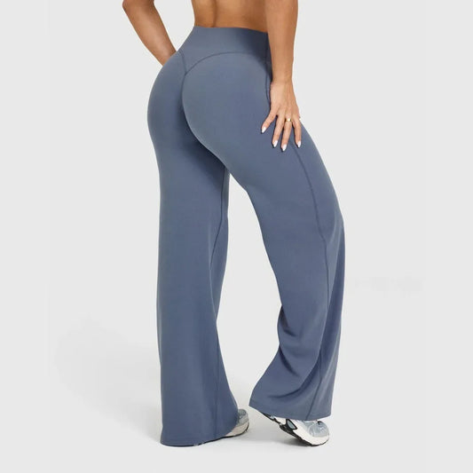Ultra Soft Women's Yoga Pants, Mid-Waist Straight-Leg Leggings for Gym, Running, and Pilates - Comfortable Butter Fabric 0