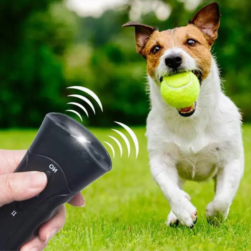 Ultrasonic Anti Barking Device with Laser Functionality – Portable Dog Bark Control Solution 0