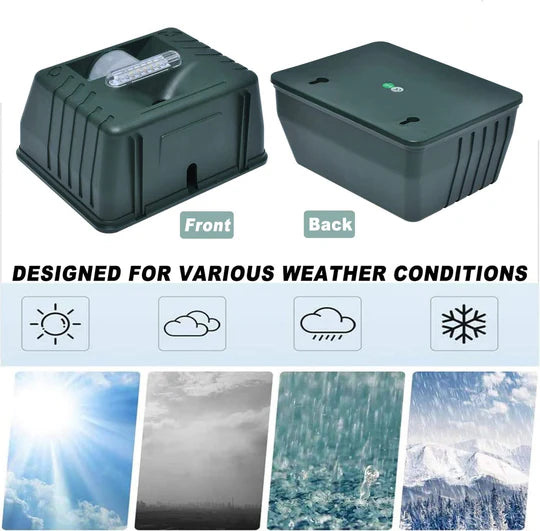 Ultrasonic Woodpecker Repeller - Effective Bird Deterrent with Sonic Alarms and Wide Coverage for Outdoor Spaces 6