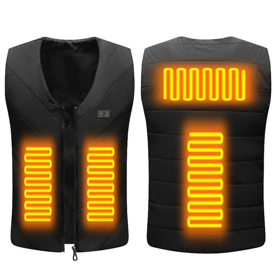 Unisex Heated Vest with Adjustable Temperature Control – Best Heated Jacket for Outdoor Warmth 6