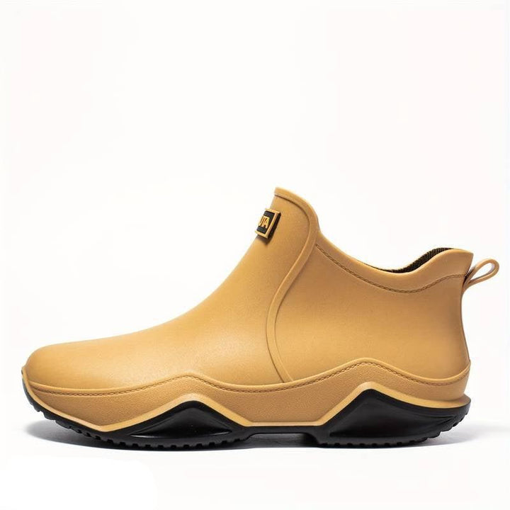 Waterproof Black Ankle Boots for Women – Orthopedic Rubber Shoes for Daily Comfort 4