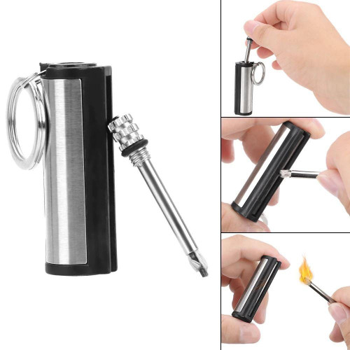 Waterproof Metal Match Fire Starter – Durable and Reusable Survival Tool 4