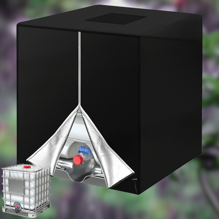 Waterproof Tank Cover for 1000L – UV-Resistant, Easy Installation, Black, Green, Gray Options 0