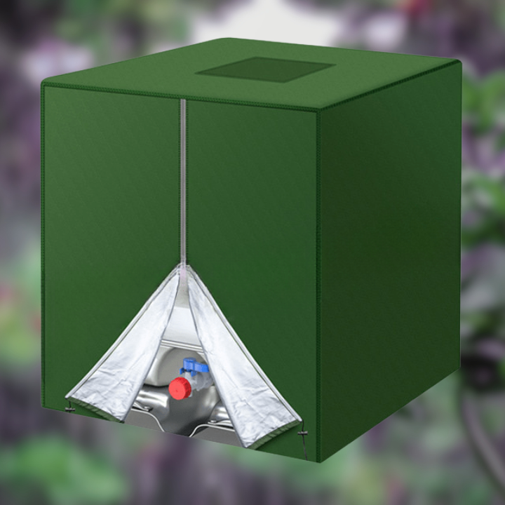 Waterproof Tank Cover for 1000L – UV-Resistant, Easy Installation, Black, Green, Gray Options 1