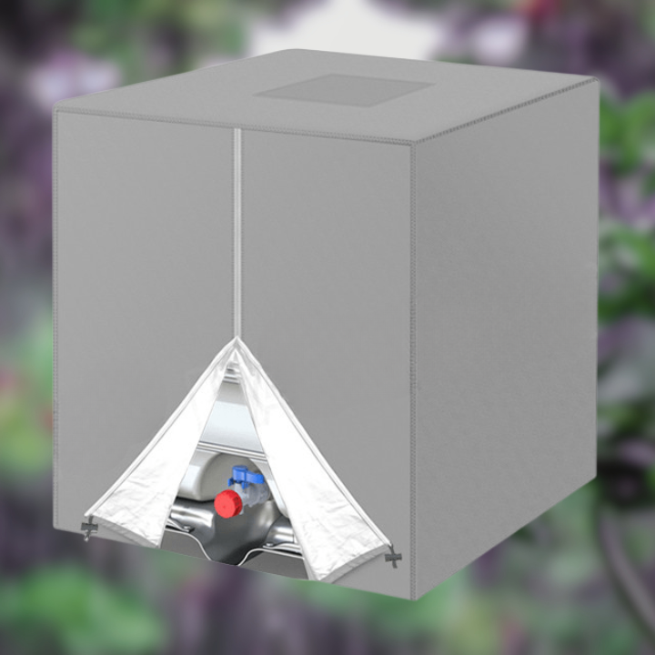 Waterproof Tank Cover for 1000L – UV-Resistant, Easy Installation, Black, Green, Gray Options 2