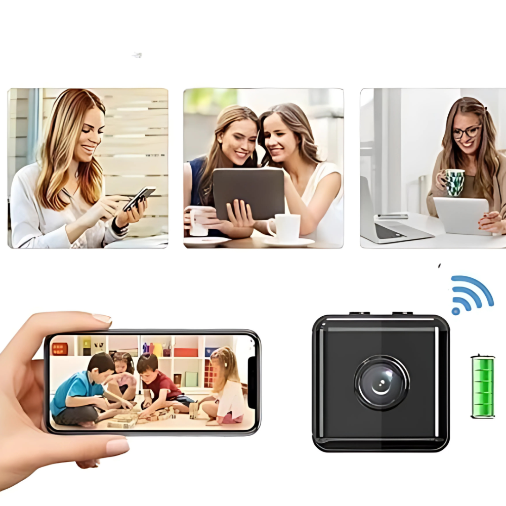 Wireless Indoor Security Camera 1080P HD – Compact Indoor Camera for Home Monitoring, Easy Setup, Mobile App Control 3