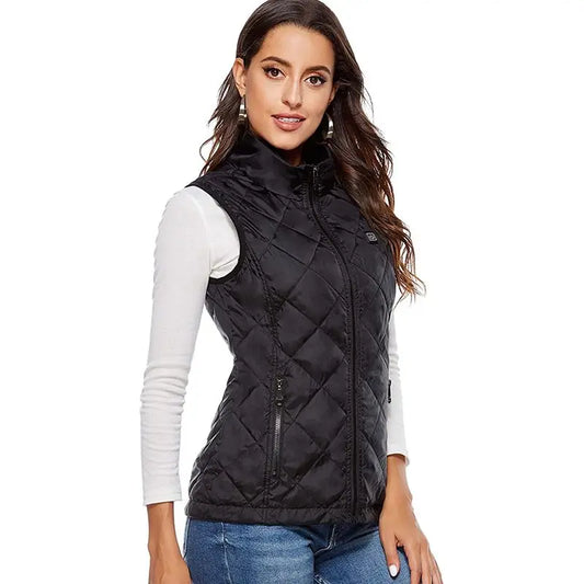 Women's Heated Vest for Ultimate Warmth – USB Electric Heating Jacket, Lightweight Thermal Insulation for Autumn and Winter