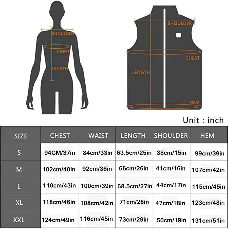 Women's Heated Vest for Ultimate Warmth – USB Electric Heating Jacket, Lightweight Thermal Insulation for Autumn and Winter