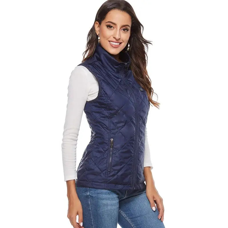 Women's Heated Vest for Ultimate Warmth – USB Electric Heating Jacket, Lightweight Thermal Insulation for Autumn and Winter