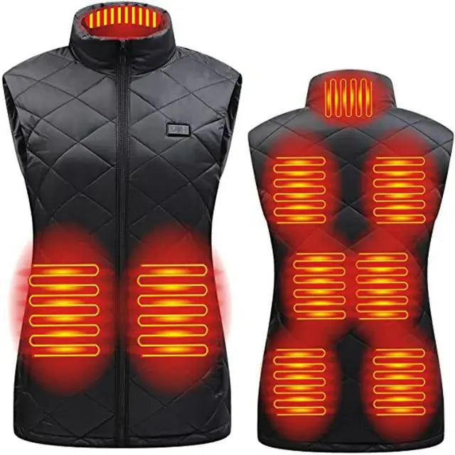 Women's Heated Vest for Ultimate Warmth – USB Electric Heating Jacket, Lightweight Thermal Insulation for Autumn and Winter