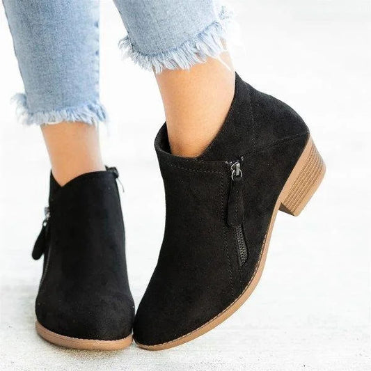 Women's Leather Boots with Anatomical Arch Support – Comfortable All-Day Wear 1