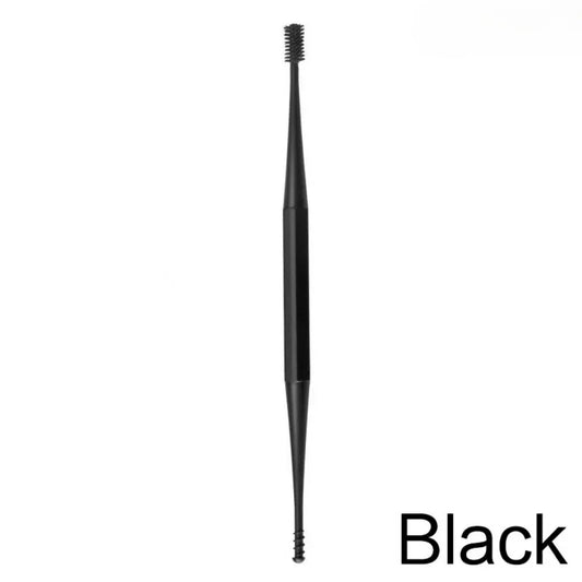 Soft Silicone Ear Cleaner – Double-Ended Spiral & Spoon Earpick Tool for Gentle Ear Wax Removal-TRUZENIC