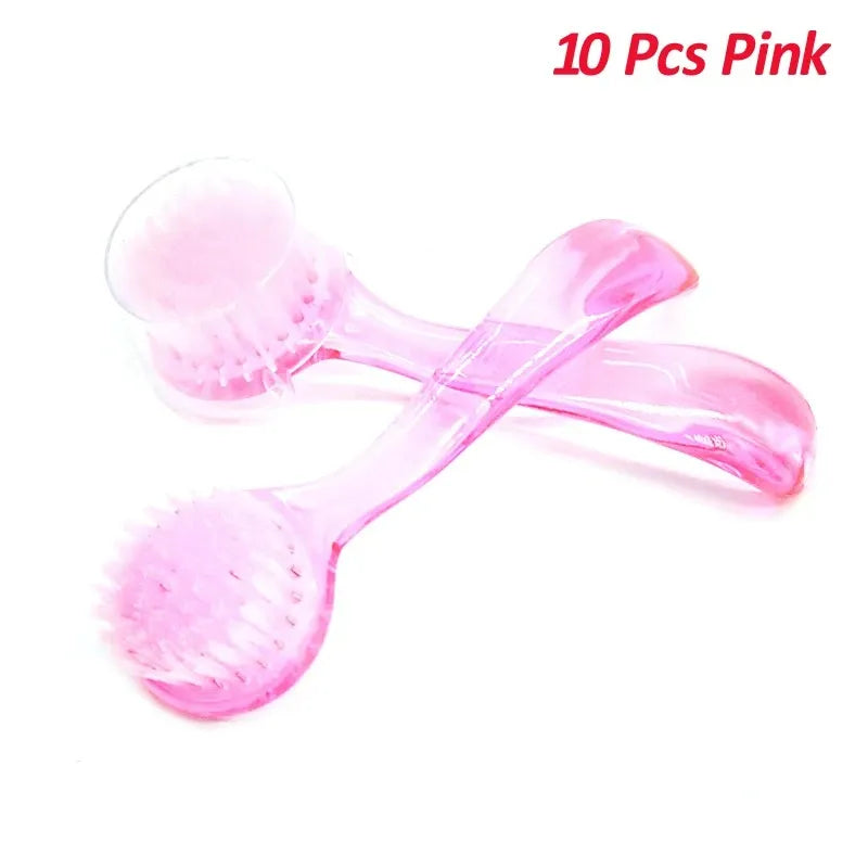 Nail Cleaning Brush Set – 10 Pcs Round Head Dust Remover Brushes for Manicure and Acrylic Nail Care-TRUZENIC
