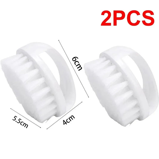 TRUZENIC 2pcs Nail Dust Cleaning Brushes – Hard Bristles Manicure and DIY Nail Care Tools
