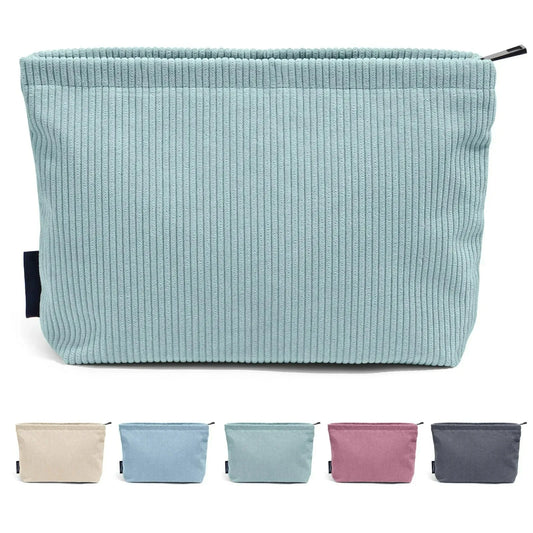 Travel Makeup Bag – Large Capacity Portable Cosmetic Organizer with Zipper for Women-TRUZENIC