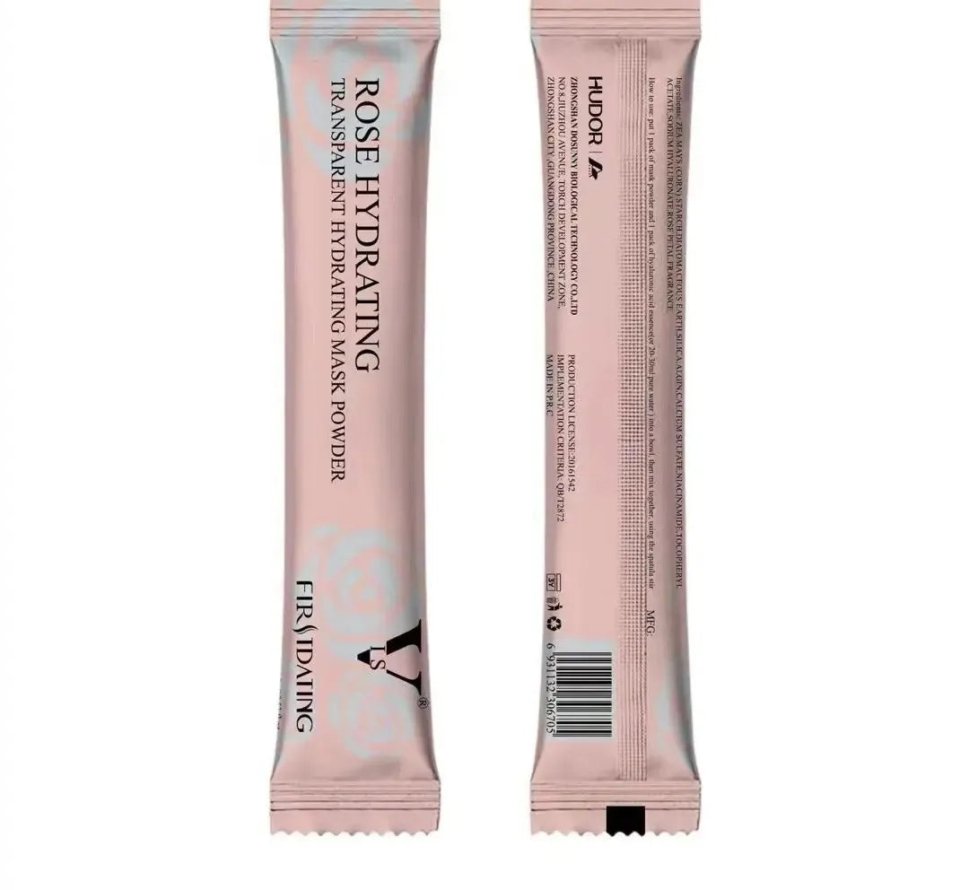 Hydro Jelly Mask Powder – 5 Pcs of DIY Peel-Off Facial Mask with Rose and Collagen for Moisturizing Skincare-TRUZENIC