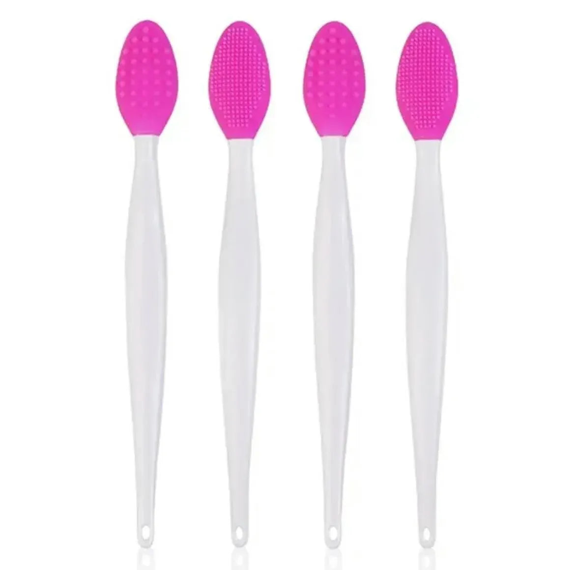 Silicone Face Cleansing Brush – 4 Pcs Gentle Exfoliating Tool with Replacement Head for Nose and Pore Care-TRUZENIC