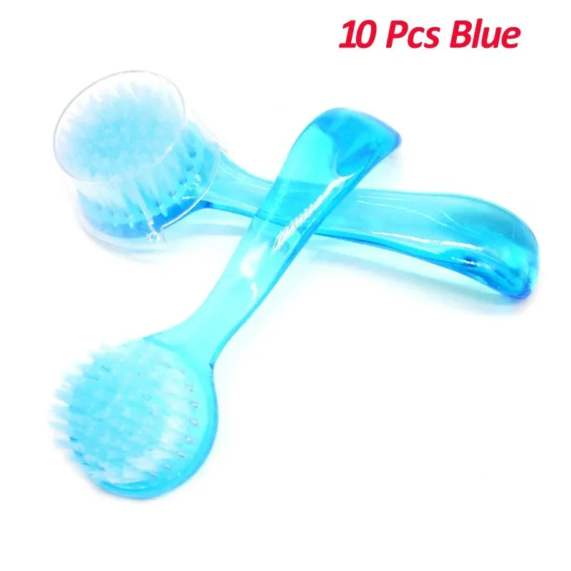Nail Cleaning Brush Set – 10 Pcs Round Head Dust Remover Brushes for Manicure and Acrylic Nail Care-TRUZENIC
