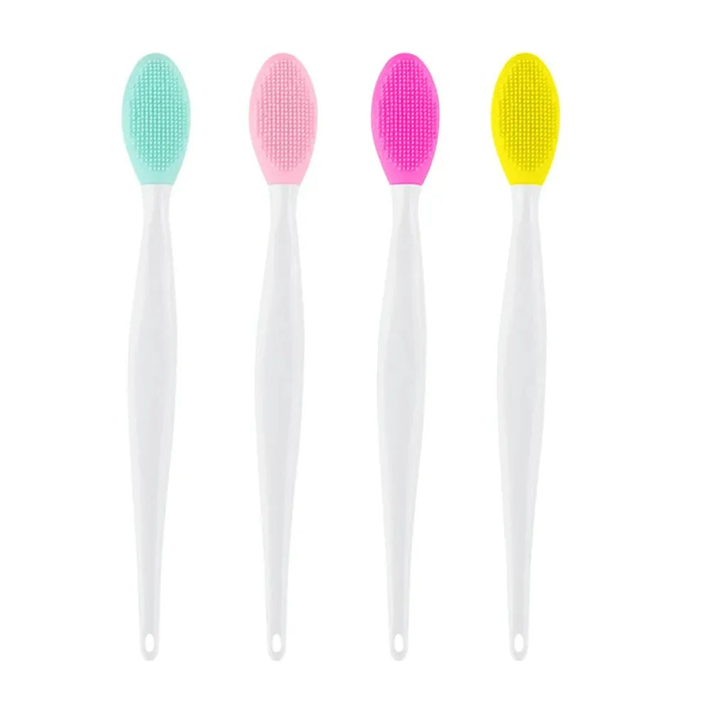 Silicone Face Cleansing Brush – 4 Pcs Gentle Exfoliating Tool with Replacement Head for Nose and Pore Care-TRUZENIC
