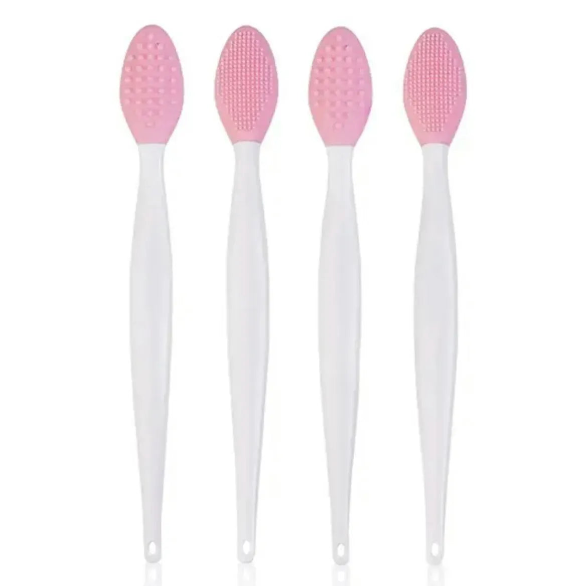 Silicone Face Cleansing Brush – 4 Pcs Gentle Exfoliating Tool with Replacement Head for Nose and Pore Care-TRUZENIC