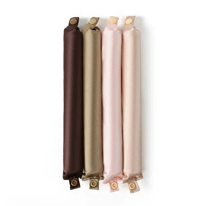 TRUZENIC Heatless Satin Hair Curlers – No-Heat Headband for Soft Overnight Curls