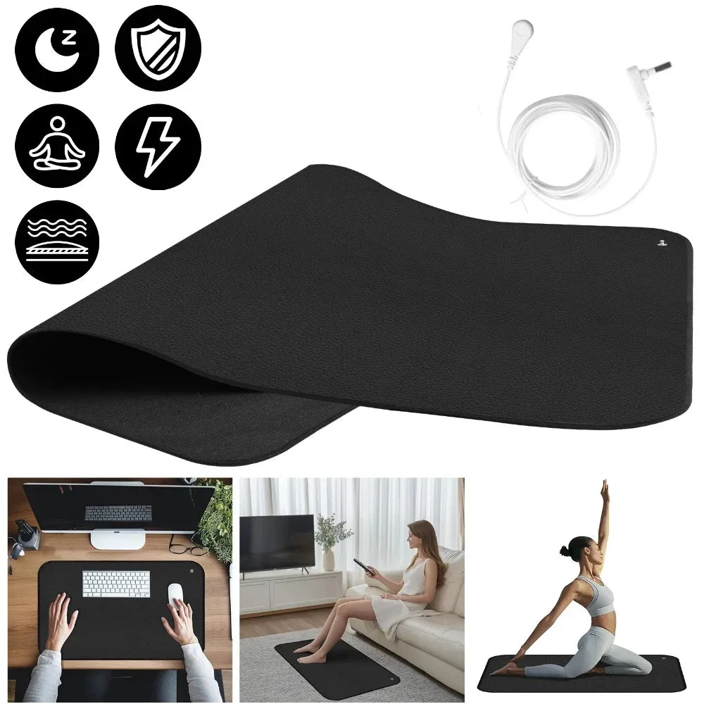 TRUZENIC Grounding Mat – Conductive Rug for Sleep, Wellness, and Energy Balance Therapy