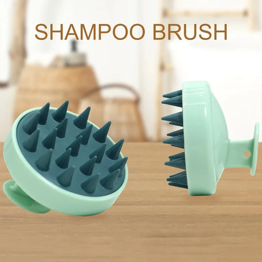 Silicone Scalp Massage Brush – Shower Hair Washing Comb & Body Scrubber for Shampooing and Relaxation-TRUZENIC