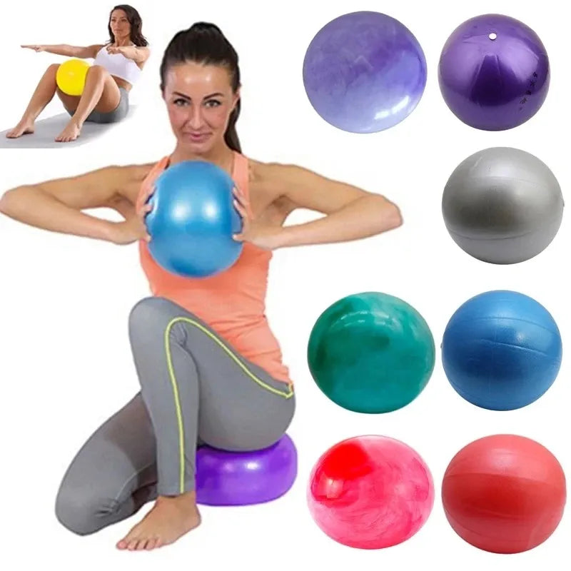 TRUZENIC 25cm Yoga Ball – Pilates, Core Balance & Fitness Training Exercise Ball