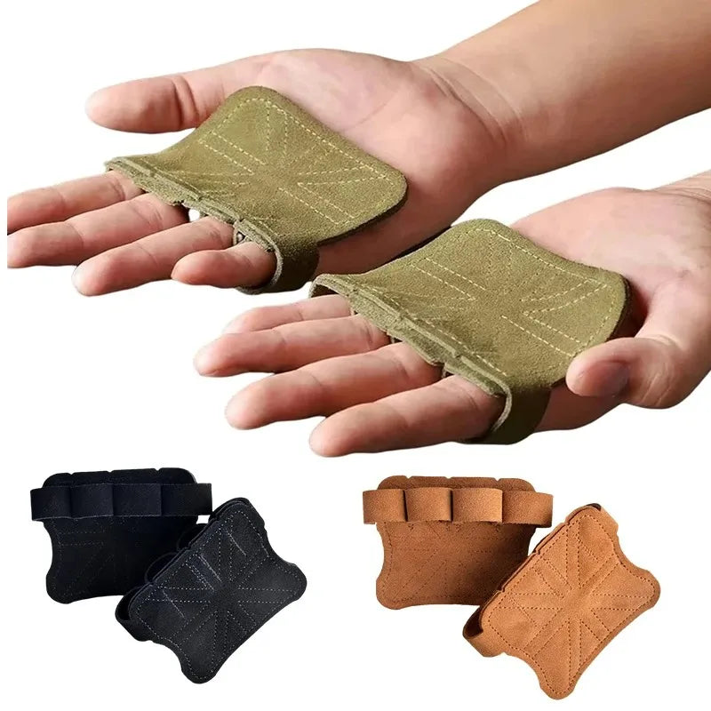 TRUZENIC Leather Weight Lifting Gloves – Palm Protection Gym Training Gloves for Men & Women