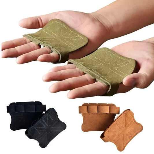 TRUZENIC Leather Weight Lifting Gloves – Palm Protection Gym Training Gloves for Men & Women