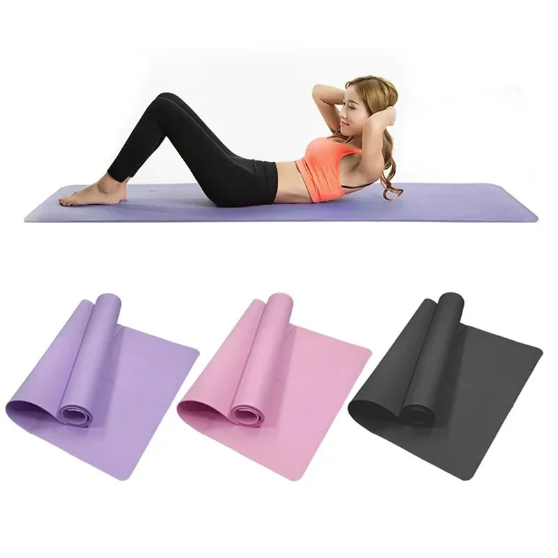 TRUZENIC 4mm Thick EVA Yoga Mat – Non-Slip Fitness Mat for Yoga, Pilates & Exercise